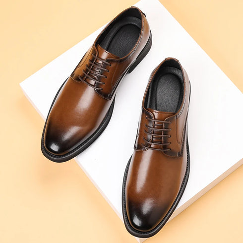 Men's Leather Casual Shoes for Formal Dress and Work Occasions